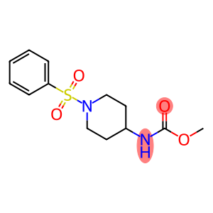 METHYL N-[1-(PHENYLSULFONYL)-4-PIPERIDINYL]CARBAMATE