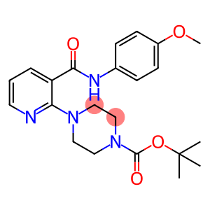 TERT-BUTYL 4-(3-[(4-METHOXYANILINO)CARBONYL]-2-PYRIDINYL)TETRAHYDRO-1(2H)-PYRAZINECARBOXYLATE