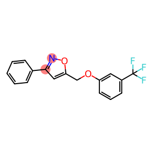 (3-PHENYL-5-ISOXAZOLYL)METHYL 3-(TRIFLUOROMETHYL)PHENYL ETHER