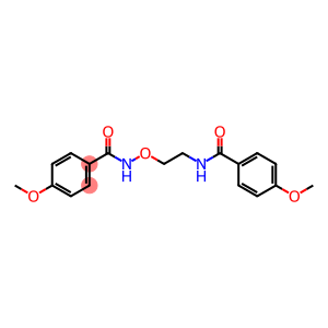 4-METHOXY-N-(2-([(4-METHOXYBENZOYL)AMINO]OXY)ETHYL)BENZENECARBOXAMIDE