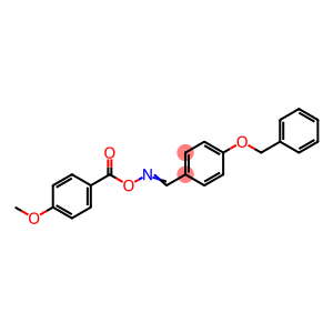 1-(BENZYLOXY)-4-(([(4-METHOXYBENZOYL)OXY]IMINO)METHYL)BENZENE