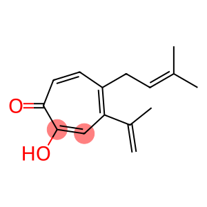 2-Hydroxy-5-(3-methyl-2-butenyl)-4-(1-methylethenyl)-2,4,6-cycloheptatrien-1-one