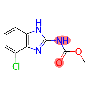 Carbamic acid, (4-chloro-1H-benzimidazol-2-yl)-, methyl ester (9CI)