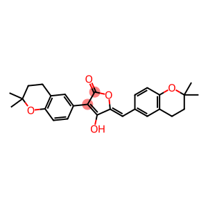 3-(3,4-Dihydro-2,2-dimethyl-2H-1-benzopyran-6-yl)-5-[(Z)-(3,4-dihydro-2,2-dimethyl-2H-1-benzopyran-6-yl)methylene]-4-hydroxy-2(5H)-furanone