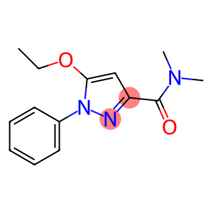 1H-Pyrazole-3-carboxamide, 5-ethoxy-N,N-dimethyl-1-phenyl-