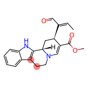 (15S,16E)-16,17,20,21-Tetradehydro-16-formyl-18,19-secoyohimban-19-oic acid methyl ester