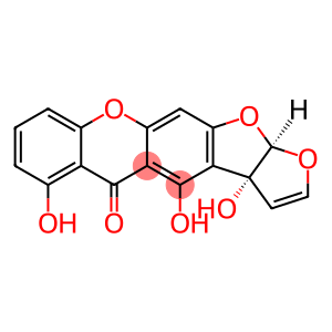 (3aR,12aR)-3a,12a-Dihydro-3a,4,6-trihydroxy-5H-furo[3',2':4,5]furo[3,2-b]xanthen-5-one