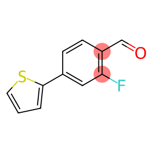 2-fluoro-4-(thiophen-2-yl)benzaldehyde