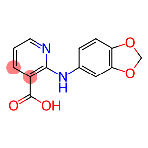 2-benzo[1,3]dioxol-5-ylamino-nicotinic acid