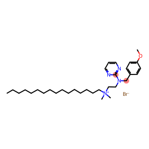 HEXADECYL[2-([P-METHOXYBENZYL]-2-PYRIMIDINYLAMINO)ETHYL]DIMETHYL-AMMONIUM BROMIDE