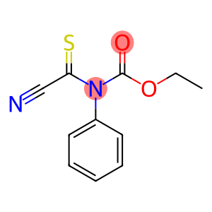 Carbamic  acid,  (cyanothioxomethyl)phenyl-,  ethyl  ester  (9CI)