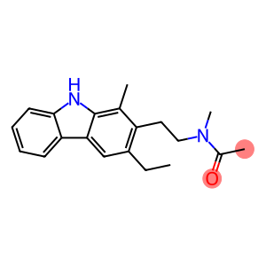 N-[2-(3-Ethyl-1-methyl-9H-carbazol-2-yl)ethyl]-N-methylacetamide