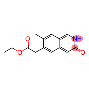 ethyl 2-(7-methyl-3-oxo-2H-isoquinolin-6-yl)acetate