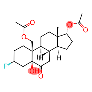 17α,19-Bis(acetyloxy)-3β-fluoro-5-hydroxy-5β-androstan-6-one