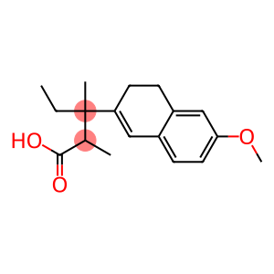 3,4-Dihydro-β-ethyl-6-methoxy-α,β-dimethyl-2-naphthalenepropionic acid