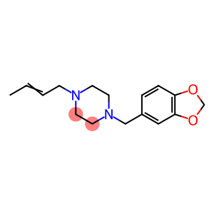 1-(2-Butenyl)-4-[(1,3-benzodioxol-5-yl)methyl]piperazine