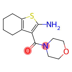 3-(morpholin-4-ylcarbonyl)-4,5,6,7-tetrahydro-1-benzothiophen-2-amine(SALTDATA: FREE)