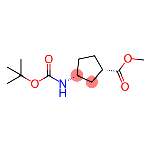 (1S,3R)-Methyl 3-[(tert-butoxycarbonyl)-amino]cyclopentanecarboxylate