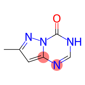 Pyrazolo[1,5-a]-1,3,5-triazin-4(1H)-one,  7-methyl-  (9CI)