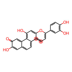 2-(3,4-Dihydroxyphenyl)-8,11-dihydroxy-9H-phenanthro[2,1-b]pyran-9-one