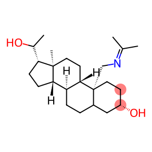 Pregnane-3,20-diol, 19-[(1-methylethylidene)amino]-, (3β)- (9CI)