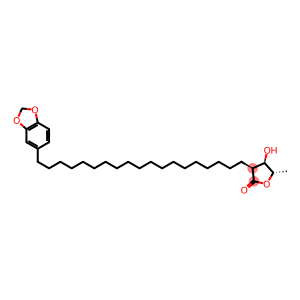 (3S)-3β-[19-(1,3-Benzodioxol-5-yl)nonadecyl]-4,5-dihydro-4β-hydroxy-5α-methyl-2(3H)-furanone