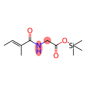 N-[(E)-2-Methyl-1-oxo-2-butenyl]glycine trimethylsilyl ester