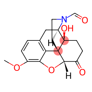 Morphinan-17-carboxaldehyde, 4,5-epoxy-14-hydroxy-3-methoxy-6-oxo-, (5α)- (9CI)