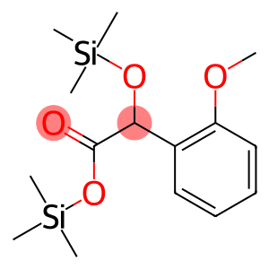 o-Methoxymandelic acid (tms)