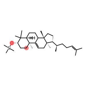 Silane, [[(3β)-lanosta-9(11),24-dien-3-yl]oxy]trimethyl- (9CI)