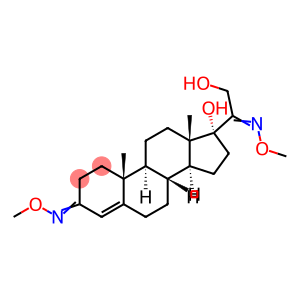 17,21-Dihydroxypregn-4-ene-3,20-dione bis(O-methyl oxime)