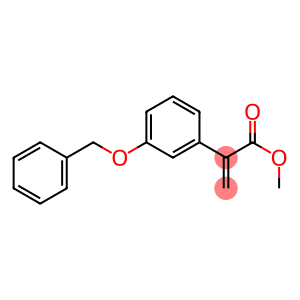 Benzeneacetic acid, α-methylene-3-(phenylmethoxy)-, methyl ester