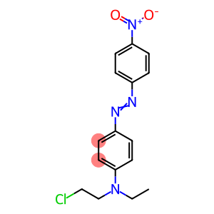 N-(2-chloroethyl)-N-ethyl-4-[(4-nitrophenyl)azo]aniline