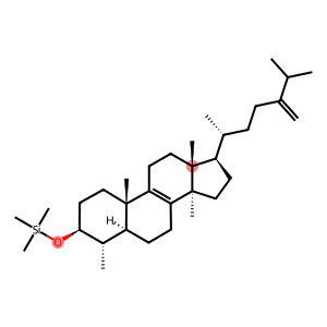 Silane, [[(3β,4α,5α)-4,14-dimethylergosta-8,24(28)-dien-3-yl]oxy]trimethyl- (9CI)