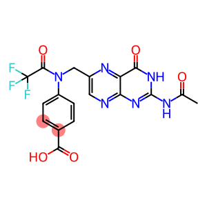 Benzoic acid, 4-[[[2-(acetylamino)-3,4-dihydro-4-oxo-6-pteridinyl]methyl](2,2,2-trifluoroacetyl)amino]-