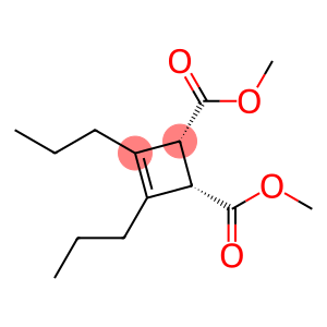 3,4-Dipropyl-3-cyclobutene-1β,2α-dicarboxylic acid dimethyl ester