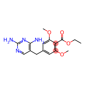 4-[(2,4-Diaminopyrimidine-5-yl)methyl]-2,6-dimethoxybenzoic acid ethyl ester