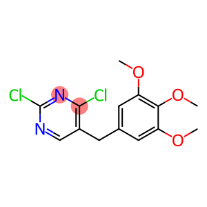 Pyrimidine, 2,4-dichloro-5-[(3,4,5-trimethoxyphenyl)methyl]-