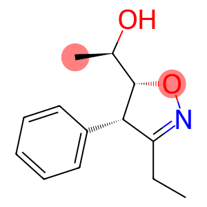 5-Isoxazolemethanol,3-ethyl-4,5-dihydro-alpha-methyl-4-phenyl-,(alphaR,4S,5R)-rel-(9CI)