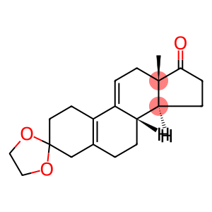 3-ETHYLENE DIOXY-17-OXO-13-METHYL ESTRA-5(10)9(11)-DIENE