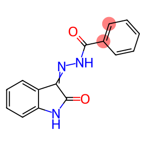 Benzoic acid 2-(1,2-dihydro-2-oxo-3H-indol-3-ylidene)hydrazide