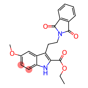 3-[2-(1,3-二氧代异吲哚啉-2-基)乙基]-5-甲氧基-1H-2-吲哚甲酸乙酯