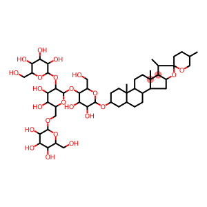 [(25S)-5β-Spirostan-3β-yl]4-O-(2-O-α-D-galactopyranosyl-6-O-β-D-galactopyranosyl-β-D-glucopyranosyl)-β-D-glucopyranoside