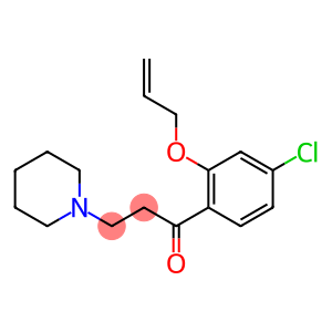 2'-(Allyloxy)-4'-chloro-β-(1-piperidinyl)propiophenone