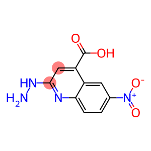 4-Quinolinecarboxylicacid, 2-hydrazinyl-6-nitro-