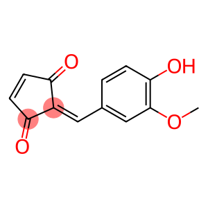 2-(3'-methoxy-4'-hydroxybenzylidene)cyclopentene-1,3-dione