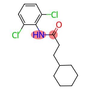 3-cyclohexyl-N-(2,6-dichlorophenyl)propanamide