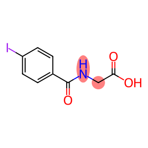 (p-Iodobenzoyl)aminoacetic acid