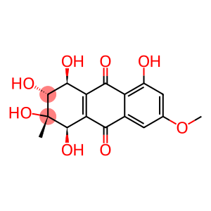 (1R,2S,3R,4S)-1,2,3,4,5-pentahydroxy-7-methoxy-2-methyl-3,4-dihydro-1H -anthracene-9,10-dione