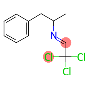 Benzeneethanamine, α-methyl-N-(2,2,2-trichloroethylidene)-